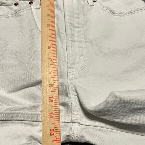 Abercrombie & Fitch Jeans Womens 27/4 90s Straight Ulta High Rise White Curve - Picture 11 of 11